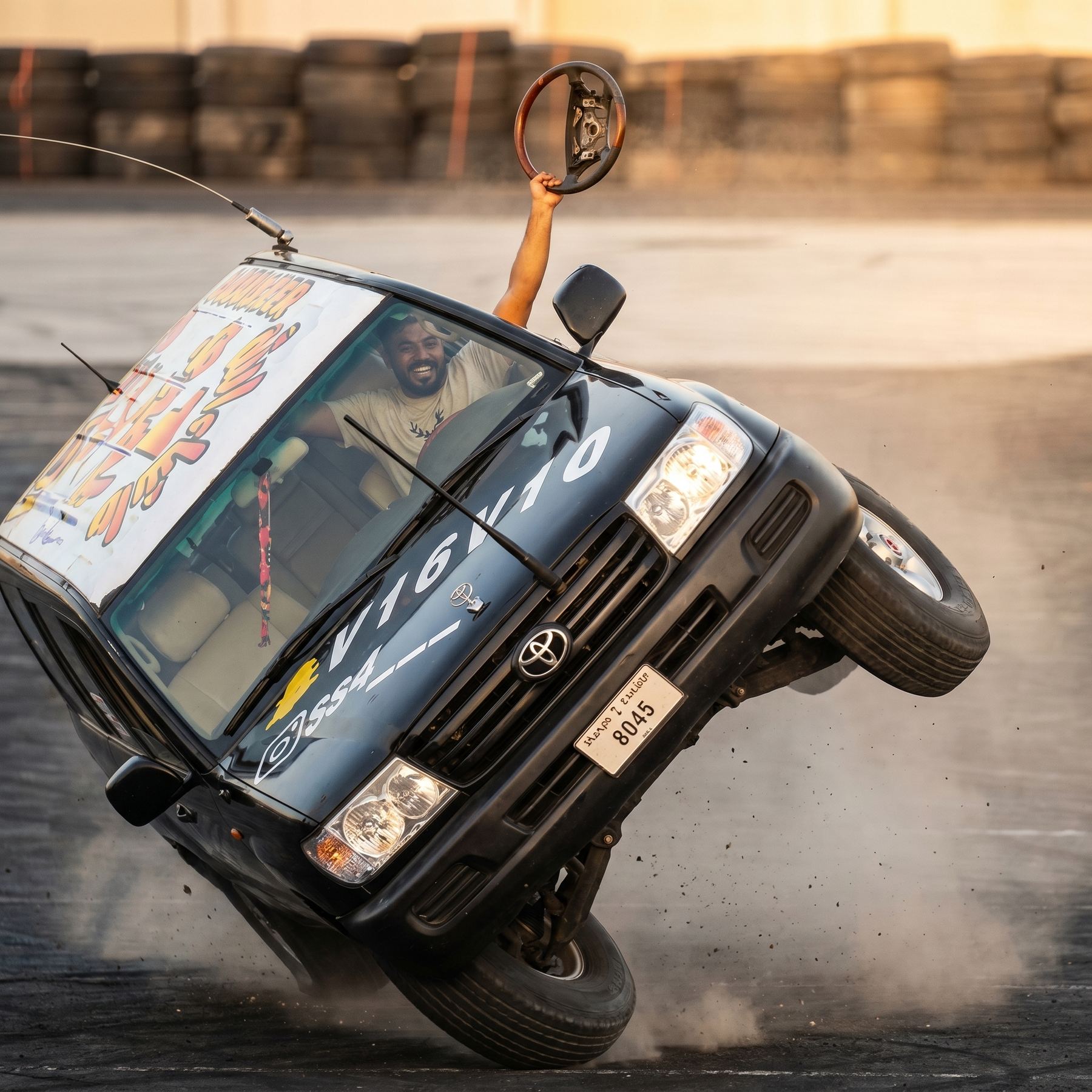 Talent portrait — SideWheelPro production work at Emirates Motorplex, UAE