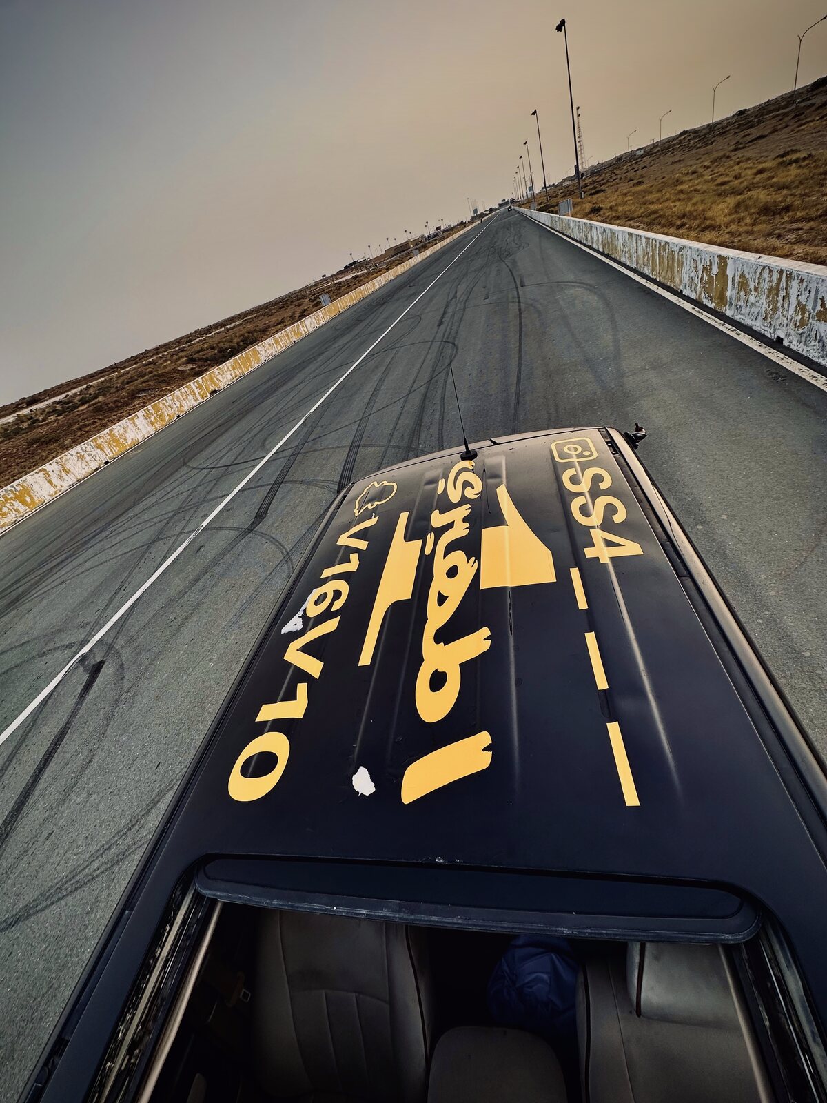 Livery detail · branded panel — SideWheelPro production work at Emirates Motorplex, UAE