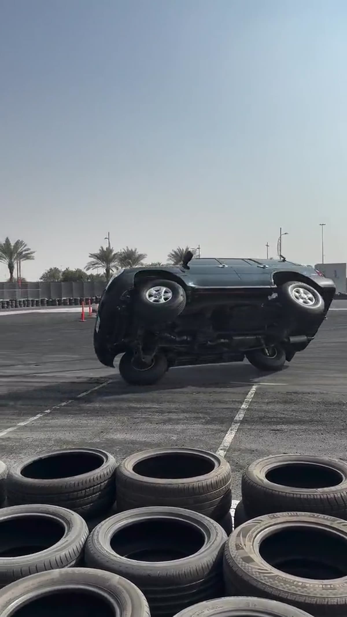 Action plate · tyre wall — SideWheelPro production work at Emirates Motorplex, UAE